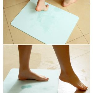 Tapis Terre de diatomées Absorption d'eau Moule Tapis de sol Salle de bain Forte de ménage pratique Tampons absorbants antidérapants