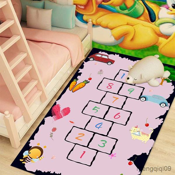 Alfombras Digital Baby Play Mat Kids Crawling Mat Alfombra antideslizante para niños Dormitorio Sala de estar Actividad Alfombra educativa R230725