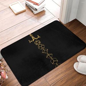 Alfombras DND antideslizante felpudo juego de dados espada mesa baño cocina estera oración alfombra patrón interior decoración