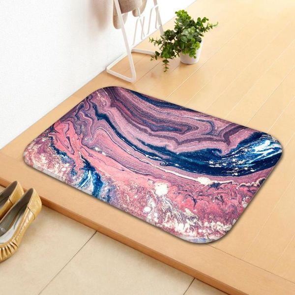Tapis paillasson utile réutilisable Texture douce grand tapis de sol coloré pour tapis d'entrée tapis tapis