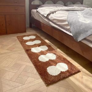 Carpets Drop Polyester Floor Mat Entrée Porte Porte de vie Balcon Home Balcon Anti-Slip Moderne