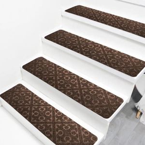 Tapijten eenvoudige installatie nuttige embossing trap tapijtmat slijtage-resistente wasbare wasbare huishoudelijke huishoudelijke benodigdheden