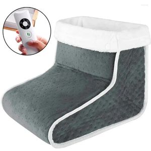 Tapis chauffe-pieds électrique 5 Modes réglage de contrôle de chauffage lavable chauffant thermique plus chaud masseur coussin de soin coussin prise ue