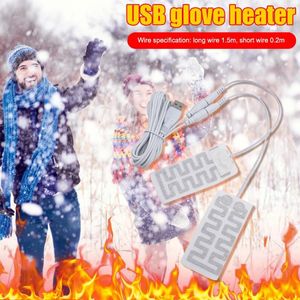 Tapis électrique chauffant main chaud Portable gant feuille chauffante fibre de carbone légère pour Camping en plein air randonnée hiver
