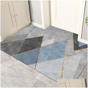 Tapijten Entree Deur Mat Thuis Voor Hal Moderne Antislip Woonkamer Deurmat Super Absorberende Keuken Toilet Douche Vloer Drop Delive Dhn5Y