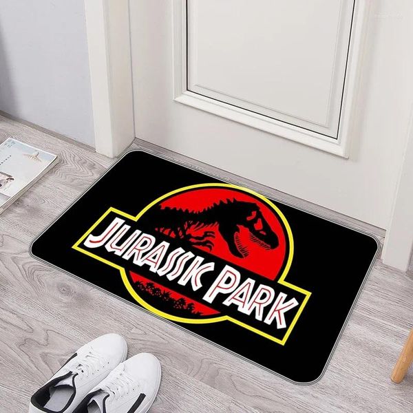 Tapis d'entrée pailtre Jurassic Park Rogo tapis tapis porte.