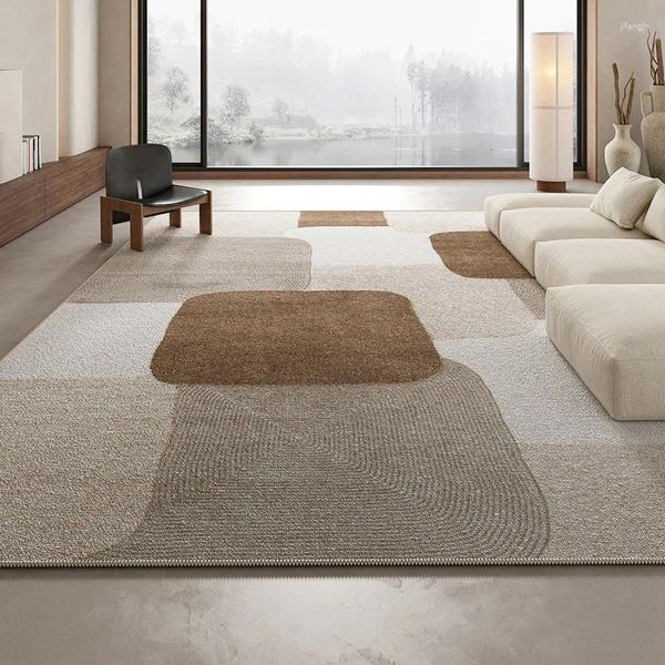 Carpets Le tapis de chambre à coucher de style ethnique présente un charme culturel unique