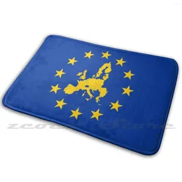 Carpets EU Stars avec carte des membres-Europa Union Soft Not Slip tapis tapis tapis coussin Europe européen Brexit Euro