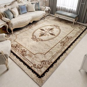 Tapijten Europa Woonkamer Polypropyleen Dikke slaapkamer Tapijt Huis Hand Handgesneden salontafel Mat Studie Rug Decoratief