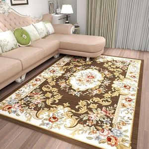 Tapis Européen Tapis Salon Rétro Persan Floral Tapis Turc Home Decor Ethnique Grands Tapis 160X230 Antidérapant Lavable