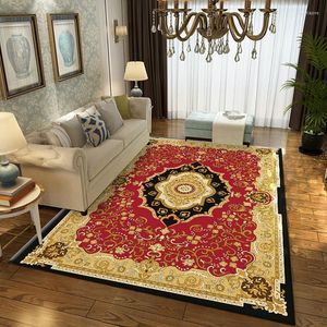 Tapijten Europees Perzische stijl Tapijt Woonkamer Luxe slaapkamer Klassieke Turkse vloer Mat Home Decoratie salontafel