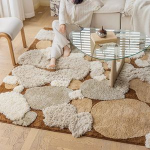 Tapis Style Rétro Européen Caramel 3D Petite Forêt Tapis Pour Salon Chambre Table À Thé Chevet Mousse Tapis En Peluche Décor Tapis De Sol