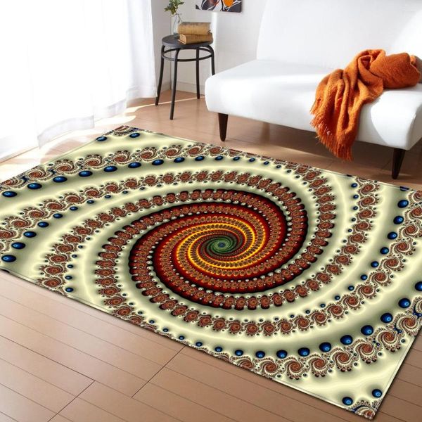 Alfombras patrón geométrico de moda para sala de estar alfombra de Yoga esteras dormitorio moderno alfombra de gran tamaño juego de bebé alfombras decoración del hogar