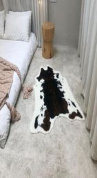 Carpets fausses vaches de vache tapis machine Animal lavable cache à la vache douce pour le bureau du bureau à domicile7260467