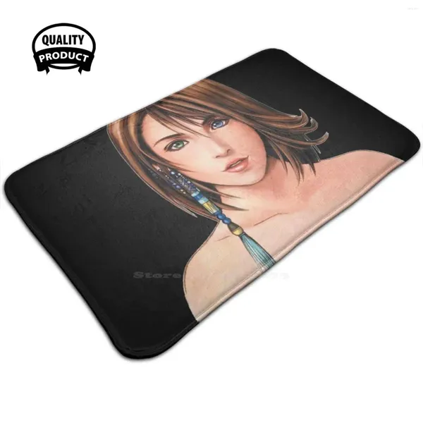 Carpets Final Fantasy X Yuna Portrait 3D Articles ménagers tapis tapis PAVE PAVE FFX FF10 10 TIDUS