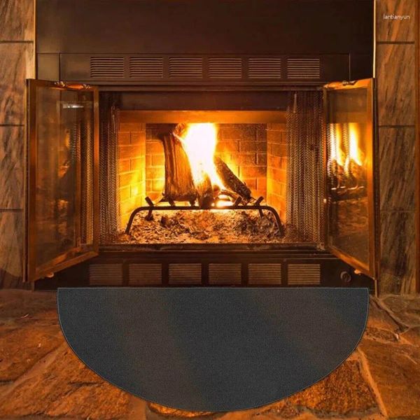 Alfombras de fuego debe chimenea alfombra alfombra rejera de carbón