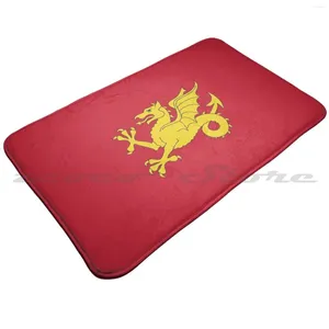 Carpets Drapeau de Wessex England Carpet Tapis Tapis Absorbant sans glissement Absorbe de porte Royaume Wiltshire Anglo Sexon Beld Tower