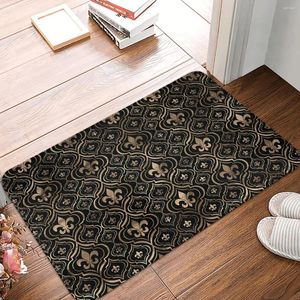 Carpets Fleur de Lys motif de tapis non glip