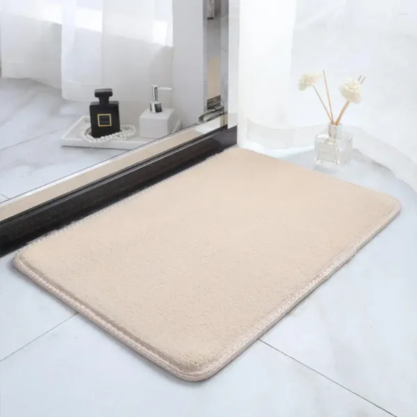 Tapis Tapis de sol Extra-doux Tapis de bain à séchage rapide Tapis Super absorbant Résistant à l'usure Zone de porte antidérapante pour salle de bain respirant