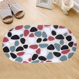 Tapijten vloerkleed Anti-slip geplaveide patroon Patroon Dor Mat binnenruimte Bad voor badkamer Home Decor