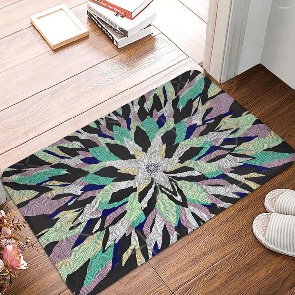 Carpets Flower Mandala Mariffon's Petal Bath Mat Tapis Home Dormat Living Room Carpet Decor
