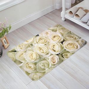 Tapis de fleurs de fleurs de cuisine florale tapis de sol de salon décor du salon