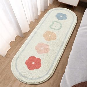 Tapijten donzige zachte slaapkamer tapijt schattige kinderen s bed tapijt Kinderkamer non slip baby playmats vloermat lange woonkamer matten 220906