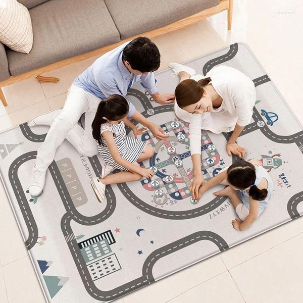 Tapis pliable bébé tapis de jeu tapis rampant Puzzle dessin animé enfants tapis d'activité couverture pliante jeux de sol jouets