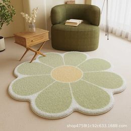 Tapis entièrement répartis salon style instagram style fraîche fleurs toute saison universelle isolée chaude imitation cachemire table couverture lit H240517