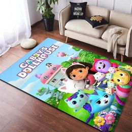 Tapis Gabbys maison de poupée dessin animé tapis mignon Kawaii adulte tapis salon chambre tapis porte tapis décoration décor à la maison