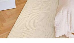 Tapis GBG0757 imperméable résistant à la saleté et sans entretien long lit côté tapis chambre canapé table basse