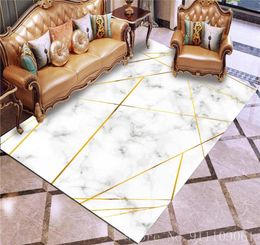Carpets Geometric Grid Marble Texture Ligne Play Mat tapis tapis extérieur Tapis simple maison pour les enfants pour enfants 6743674