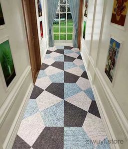 Tapijten Geometrie Corridor Galway Lange vloerkleden Home Decoratie Tapijt voor woonkamer Hotel Aisle Runner Tapijt Rug keuken Anti-slip vloermat