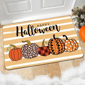 Tapijten Halloween vloermat grappige pompoen spook kasteel binneningang deurmat anti-slip keuken tapijt decoratief kleurrijk huisdecor