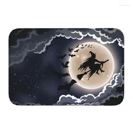 Tapijten Halloween Moon voorste vloer Deur Toegang Mat Indoor Custom Design badkamer keuken deurmat garage tapijt tapijt tapijt