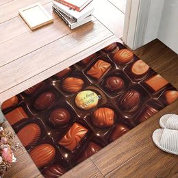 Tapijten Gelukkige Verjaardag Chocoladedoos Antislip Deurmat Tapijt Bad Slaapkamer Mat Outdoor Home Decor