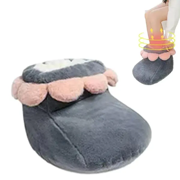 Teppiche, beheizter Fußwärmer, USB-Aufladung, elektrische Heizung in Slipper-Form, Damen-Winterzubehör zum Arbeiten, Lesen, Reisen