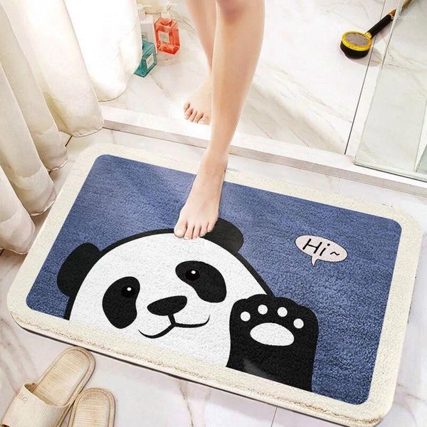 Alfombras hola panda hello bear alfombra de felpa suave tapete alfombra alfombra de la alfombra del hogar