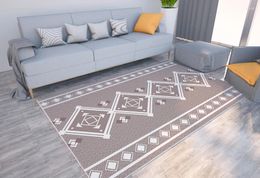 Carpets Home Decor Geometric Print Capte Bohemian Style de style ethnique Sofa Decorative Floor Mat Chadow Soft