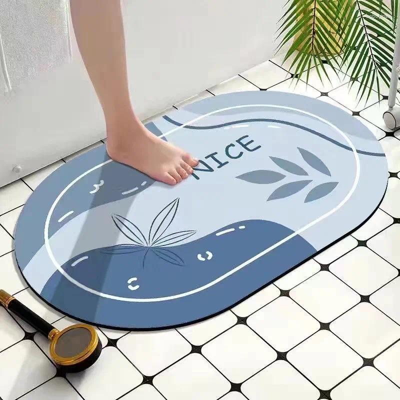 Mattor Heminredning Kök Anti -Slip Bath Mat: Liten matta för badrumsdusch sovrum - dörr entrématta 60x90 cm
