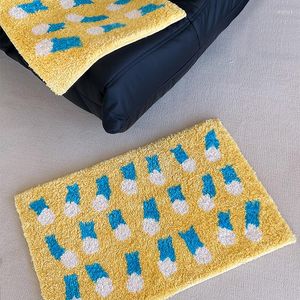 Tapis maison géométrique touffetage tapis de bain doux chambre tapis salon tapis anti-dérapant couloir tapis Table pépinière décoration