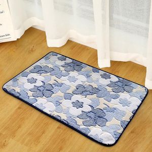 Tapijten thuis textielmatten Bloem geprinte deurmatten Gebied Rug keuken Anti-slip tapijt badkamer pad alfombras para la sala moderne