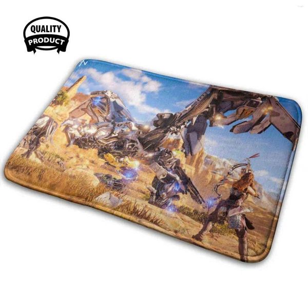 Carpets Horizon 3D Soft non-slip tapis tapis tapis coussin aloy jeux vidéogames vidéo zéro machine animale