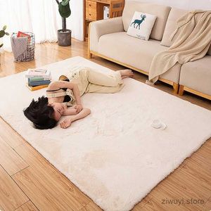 Carpets imitation de lapin tapis de fourrure moderne salon moelleux moelleux tapis moelleux tapis de chambre à coucher
