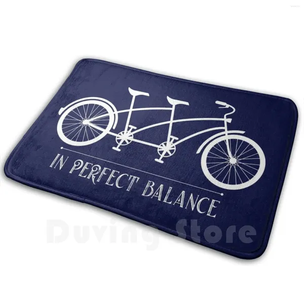 Alfombras en perfecto equilibrio dos - rueda para bicicleta gráfica de bicicleta gráfica alfombra alfombra cojín de bicicleta suave bicicleta de ciclo