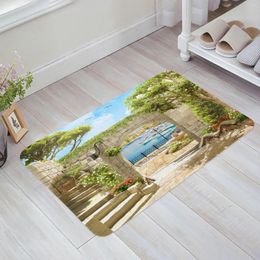 Tapis Italie Arches Bâtiment Paysage Marin Entrée Paillasson Tapis De Cuisine Tapis Salon Bienvenue Maison Tapis De Couloir Tapis De Porte De Salle De Bain