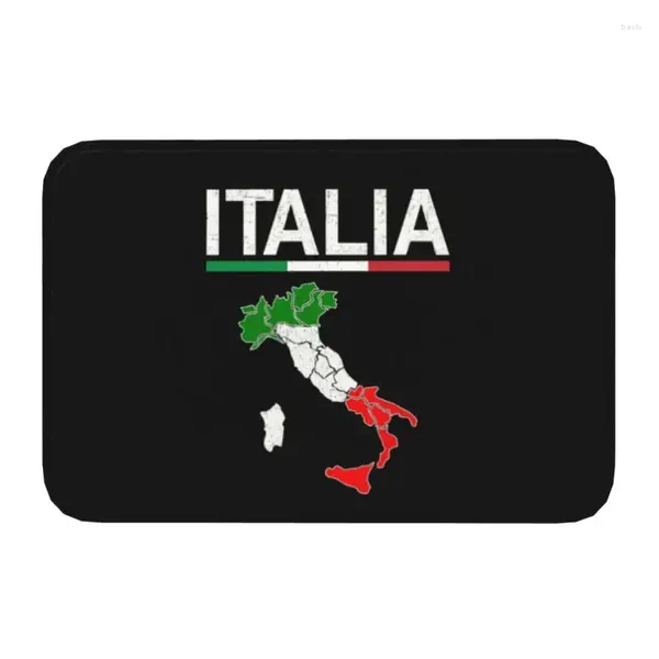 Tapis italie drapeau italien cartographie de la porte du sol avant d'entrée de la porte du sol intérieur patriotique fier