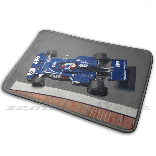 Carpets Jackie Stewart Tyrell Monaco 1973 Patre de tapis souple Patre-norme non glissée Absorption de tapis Jys Race Art Classic