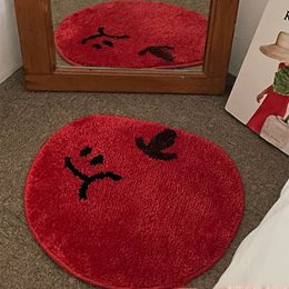 Tapis Keset kamar mandi Anti selip karpet kursi bentuk buah kartun lucu empuk tebal lembut keset lantai kaki 230904