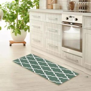 Tapijten keuken tapijt moderne vloer geometrisch rooster polyester loper loper vloerkleed mat voor huis